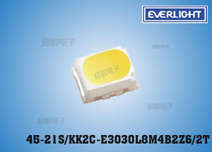 亿光3020灯珠0.2W日光灯管灯珠LED45-21S/KK2C-E3030L8M