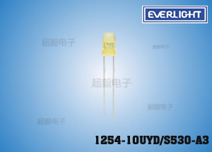 红色插件LED 亿光1254-10UYD/S530-A3 监控专用LED