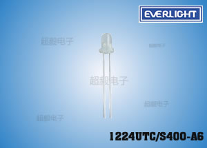 亿光3MM插件LED 1224UTC/S400-A6 电话机专用LED