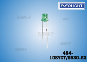 亿光F3非常广角型LED 484-10SYGT/S530-E2 监视器专用