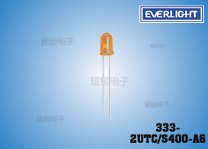 亿光5MM直插白光LED 333-2UTC/S400-A6 留言板专用高亮